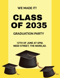 Graduation Flyer Template | PosterMyWall