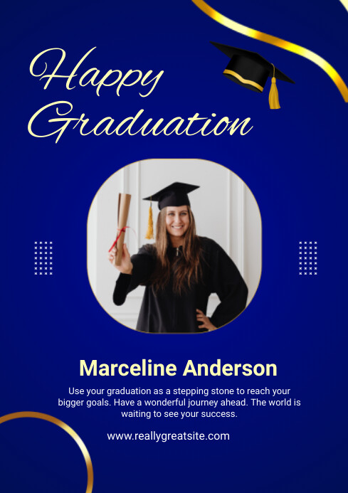 Graduation Flyer Template | PosterMyWall