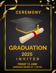 Graduation Flyer Template | PosterMyWall