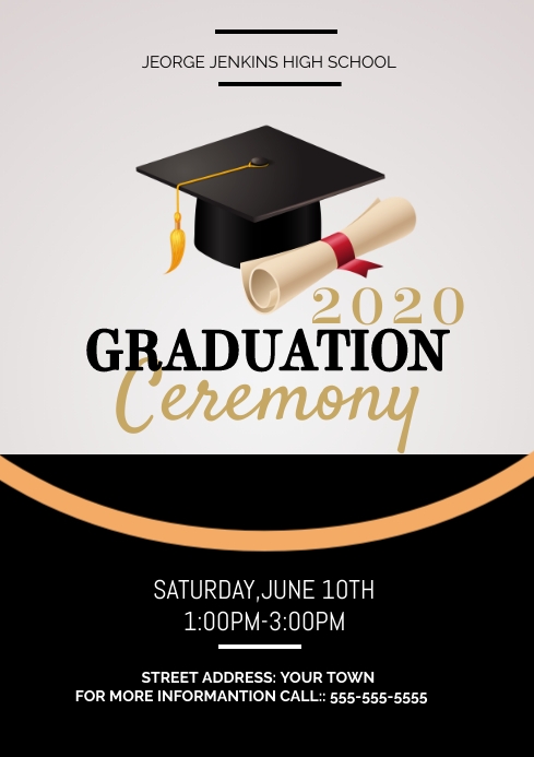 Graduation Flyer Design