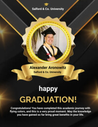 Graduation Flyer Template | PosterMyWall