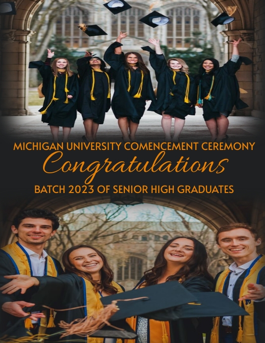graduation flyer template | PosterMyWall
