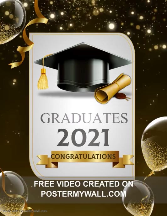 Copy of Graduation flyers,Virtual graduation,certific PosterMyWall