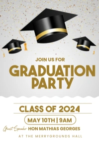 Graduation Flyers A3 template