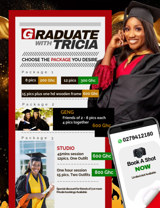 Graduation Flyers Template | PosterMyWall