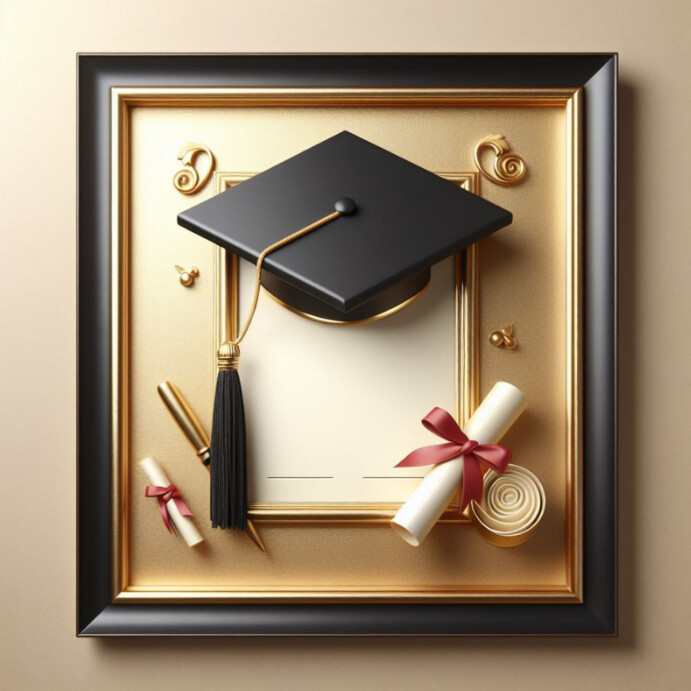 Graduation Frame Layout Editable Plantilla de Graduation frame | PosterMyWall