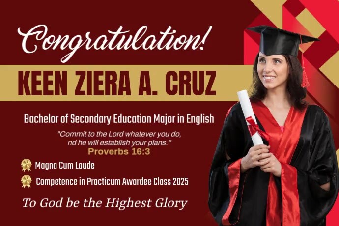 Sample Grad Ad Graduation Greeting Ads Template | PosterMyWall