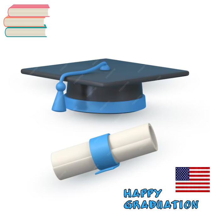 Graduation hat Template | PosterMyWall