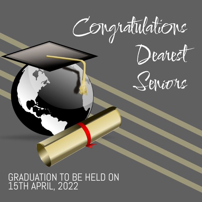 Graduation IG Post Template | PosterMyWall