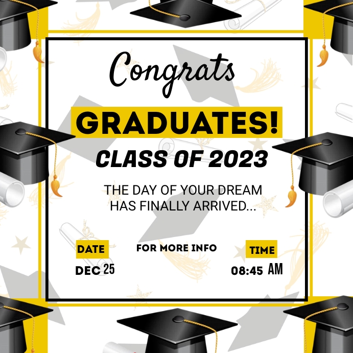 Graduation Instagram Post Template | PosterMyWall