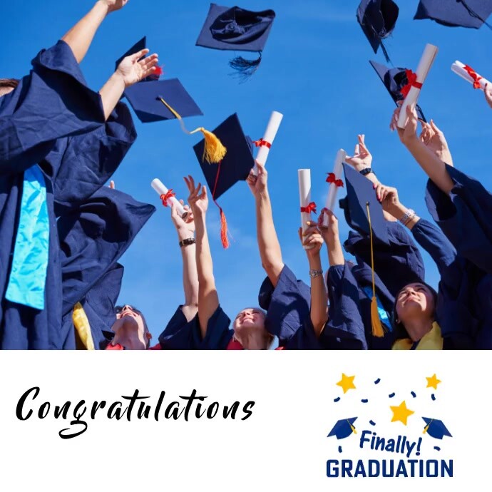 Graduation Instagram post Template | PosterMyWall