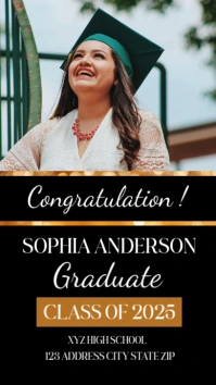 Graduation Instagram story template