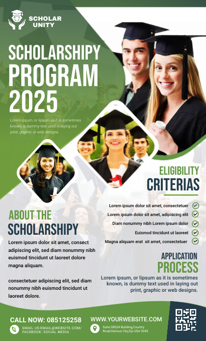 Graduation Invitation Ads Template | PosterMyWall