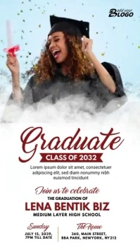 Graduation Invitation Instagram Video Story