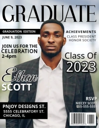 Graduation Invitation Template Flyer (US Letter)