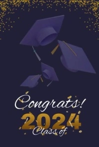 graduation linkedin banner Illustration Pinterest template