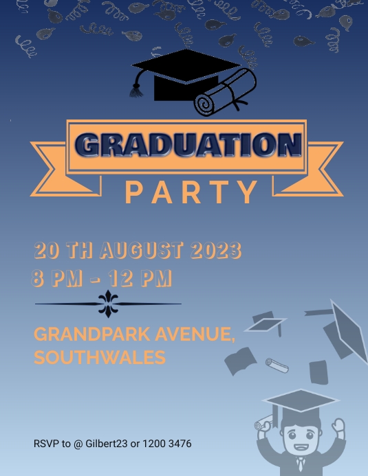 Graduation Pamflet Template PosterMyWall
