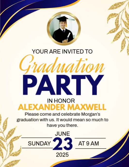 Graduation Party Ads Template | PosterMyWall