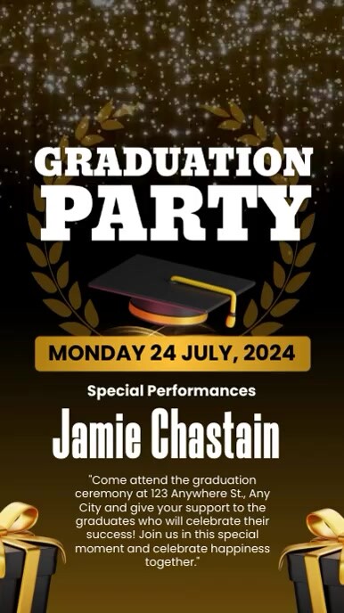 Graduation Party Ads Template | PosterMyWall