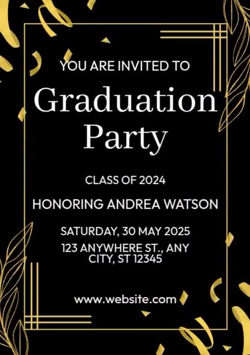 Graduation Party Ads Template | PosterMyWall