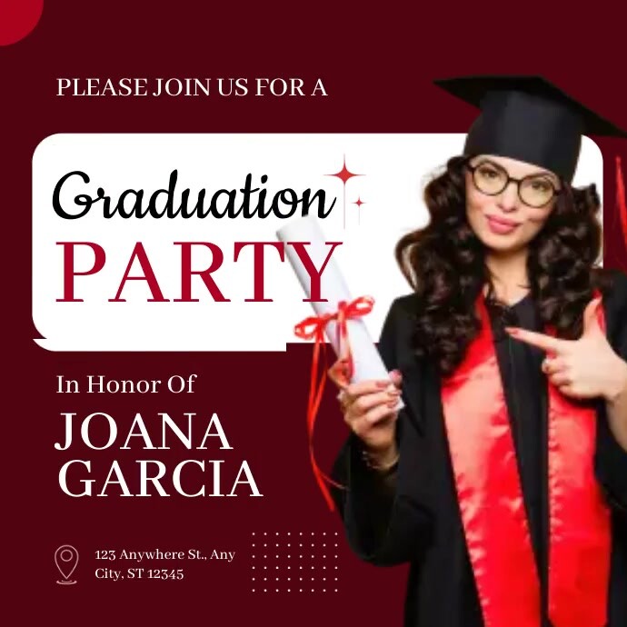 Graduation Party Ads Template | PosterMyWall