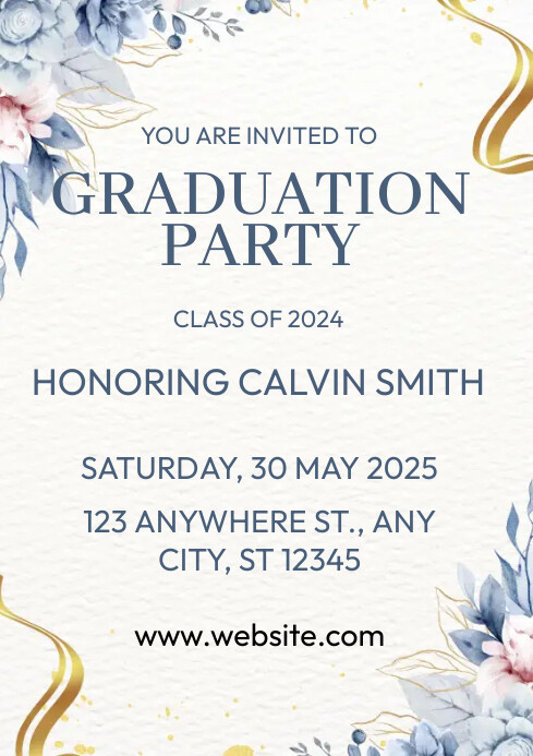 Graduation Party Ads Templat | PosterMyWall