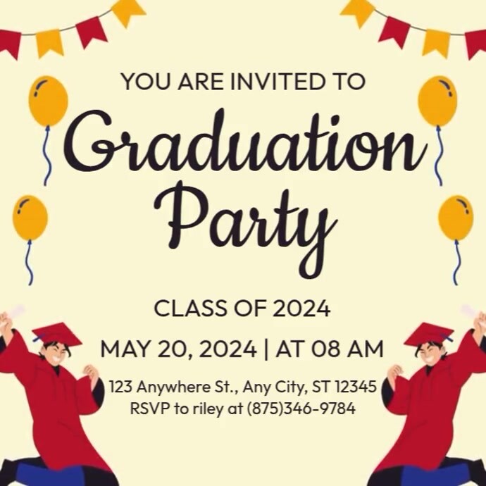 Graduation Party Ads Template | PosterMyWall
