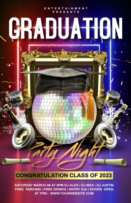 Graduation party Template | PosterMyWall