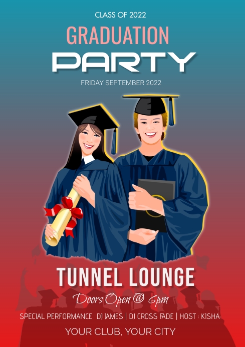 Graduation Party Template | PosterMyWall