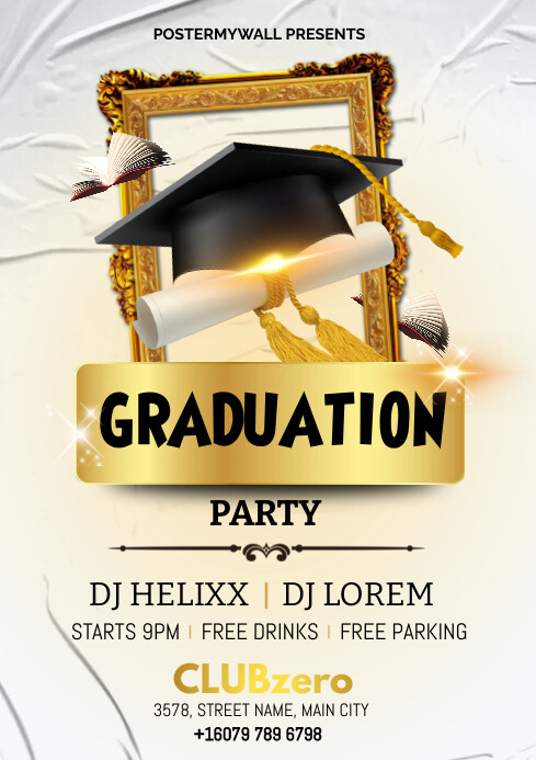 graduation party Template | PosterMyWall