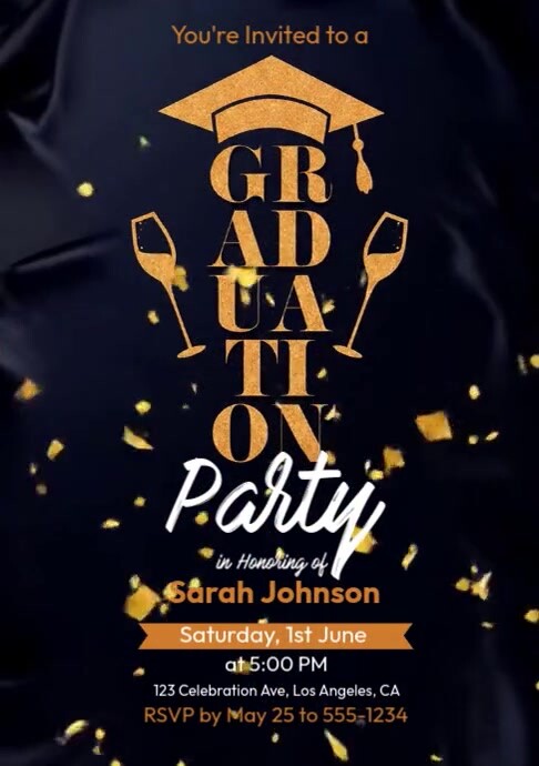 graduation party Template | PosterMyWall