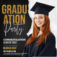 Graduation Ceremony instagram flyer template | PosterMyWall