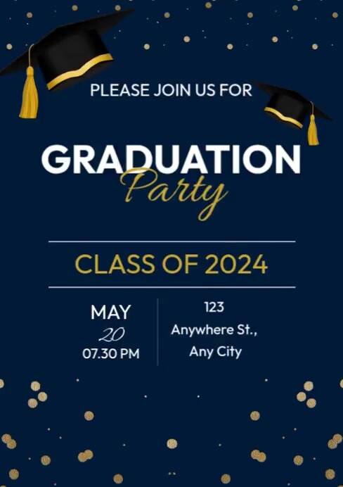 Graduation Party Template PosterMyWall