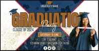 Graduation party Изображение, которым поделились на Facebook template