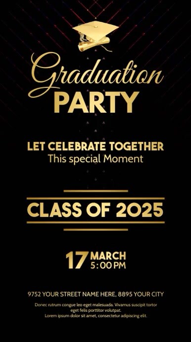 graduation party Template | PosterMyWall