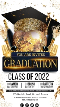 graduation party Instagram Story template