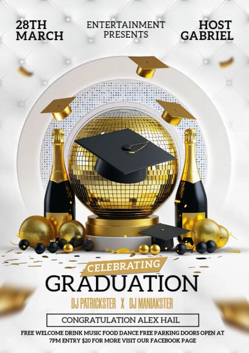 Graduation party Template | PosterMyWall