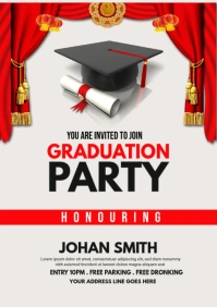Graduation Party A3 template