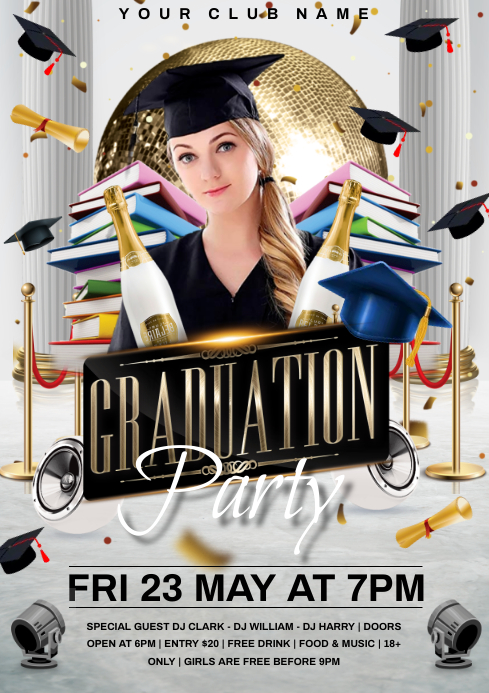 Graduation party Template | PosterMyWall