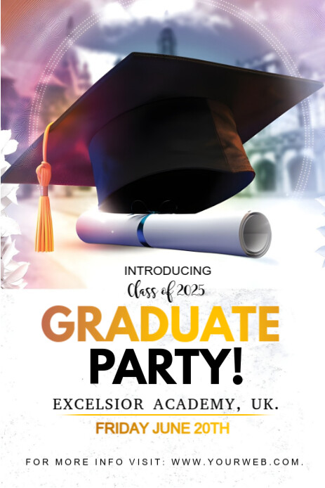 Graduation party Ihluzo le-Pinterest template