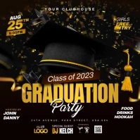 graduation party Publicación de Instagram template