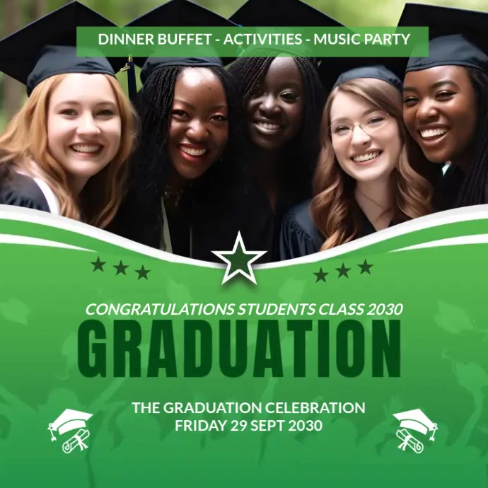 Graduation Party Template | PosterMyWall