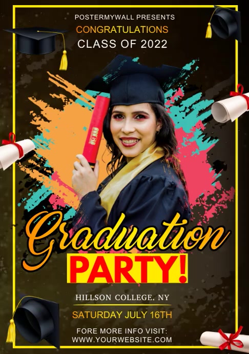 graduation party Template | PosterMyWall