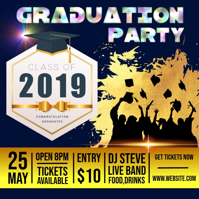 Copy of Graduation Party Design template | PosterMyWall