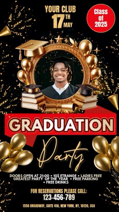 2017 Graduation Party Posters