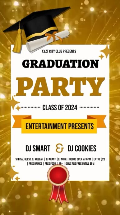 Graduation Party Template | PosterMyWall