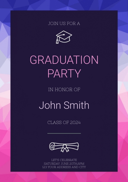 Copy of GRADUATION PARTY | PosterMyWall