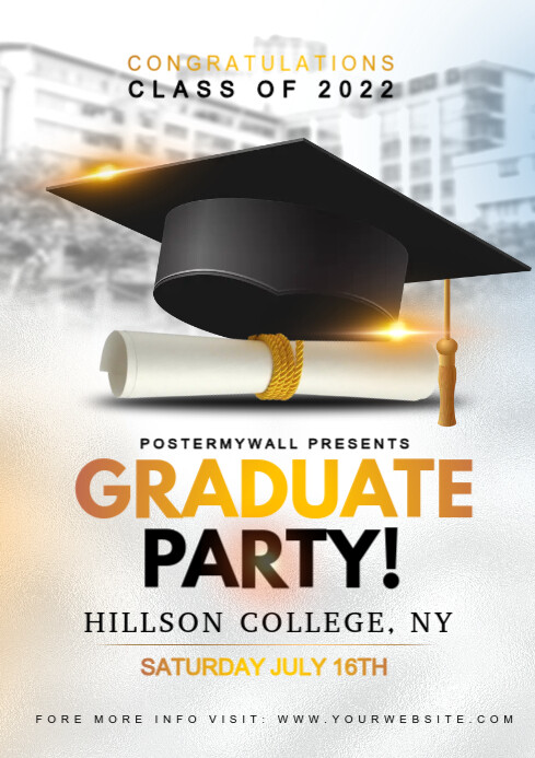 graduation party Template | PosterMyWall