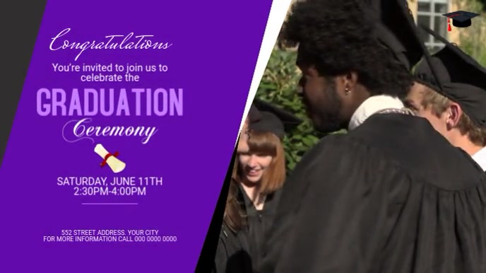 Copy of Graduation Party Digital Display | PosterMyWall