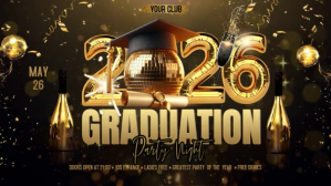 Graduation Party Digital Display Video template